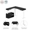 Bestar Bestar Viva 72W L-Shaped Standing Desk with Credenza in black & white 19850-18 - alternate 5